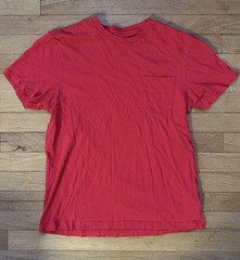 J Crew Slim-Washed Pocket Shirt Men’s Medium Red