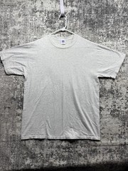 Vintage Russell Athletic Blank T Shirt Men’s Size Large Gray USA Made 90s