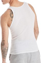Hanes Men’s Ribbed Moisture-Wicking Tank Top Undershirt (6 Pack)