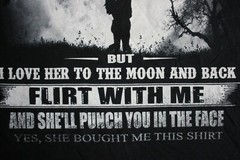 SORRY LADIES THIS GUY IS ALREADY TAKEN..GORGEOUS GIRLFRIEND T-Shirt, X-Large BLK