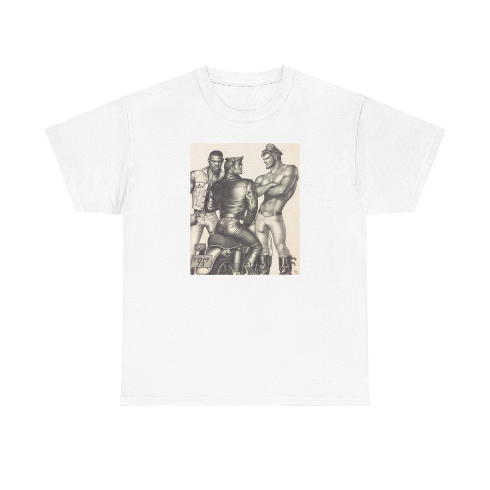 Vintage Reprint Original Tom of Finland Drawing Gildan Unisex Heavy Cotton Tee