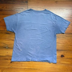 Vintage Gradient Sun Faded Pocket T-Shirt Men’s Size XL Blue WIP Work Worn