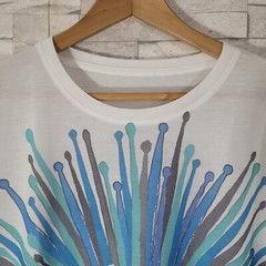 Mens BANDA NA RUA T Shirt Top Medium SAMBA HONLEY White