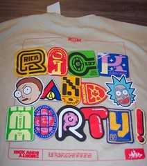 RICK & MORTY Cartoon Network Adult Swim T-Shirt MENS LARGE NEW w/ TAG