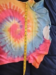 Tie Dye Adult Pigment Dyed Stylish T-Shirt Small