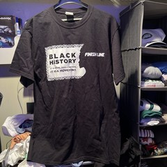 Finish Line Employee Uniform T-Shirt Adult Size M BHM Black History Month