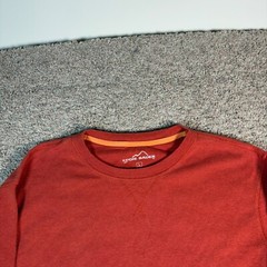 Eddie Bauer Thermal Long Sleeve Shirt Layering Top Waffle Knit Mens L