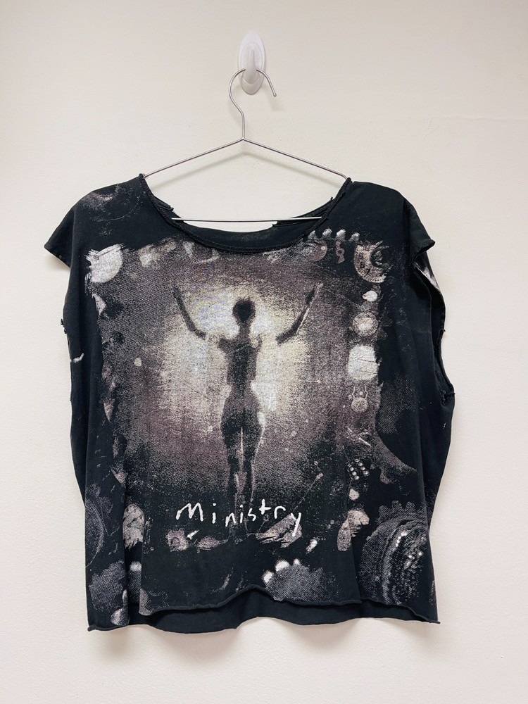 Vintage Ministry T Shirt 1992 Psalm 69 90s 1990s Industrial VTG Original AOP