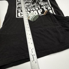 NWA Shirt Medium Straight Outta Compton Y2K Rap Ice Cube Dr. Dre Eazy E Zip Hem