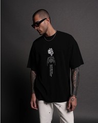 DARC SPORT Kokushibo Black Oversized T-Shirt SIZE LARGE