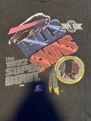 Vintage Buffalo Bills 1992 Super Bowl Starter Football TShirt Size Large