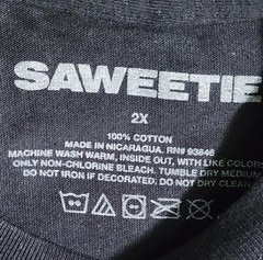 Saweetie Rapper T-Shirt Men’s Sz 2XL Hip Hop Music Female Rapper Street Rap Tee