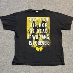 Anvil Blue Bar Wu Tang Clan Hip Hop Not Dead Wu Forever T Shirt Men’s XXL Black