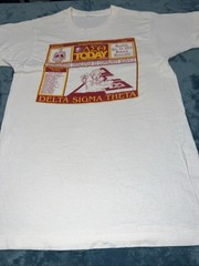 Vintage Fruit On The Loom 80’s DELTA SIGMA THETA T SHIRT Made In USA
