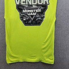 Alstyle Athleticwear Mens Monster Jam Vendor T Shirt Large Yellow Monster Trucks