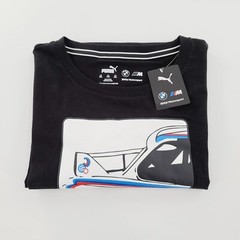 Puma BMW MMS Statement Graphic Logo T-Shirt Tee Black Men’s Size 2XL XXL NWT