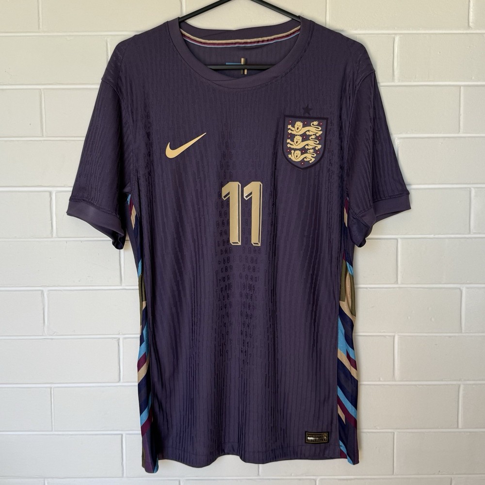 Nike England Football Jersey FJ1198-100 Foden #11 Dri-FIT ADV Size XL Purple