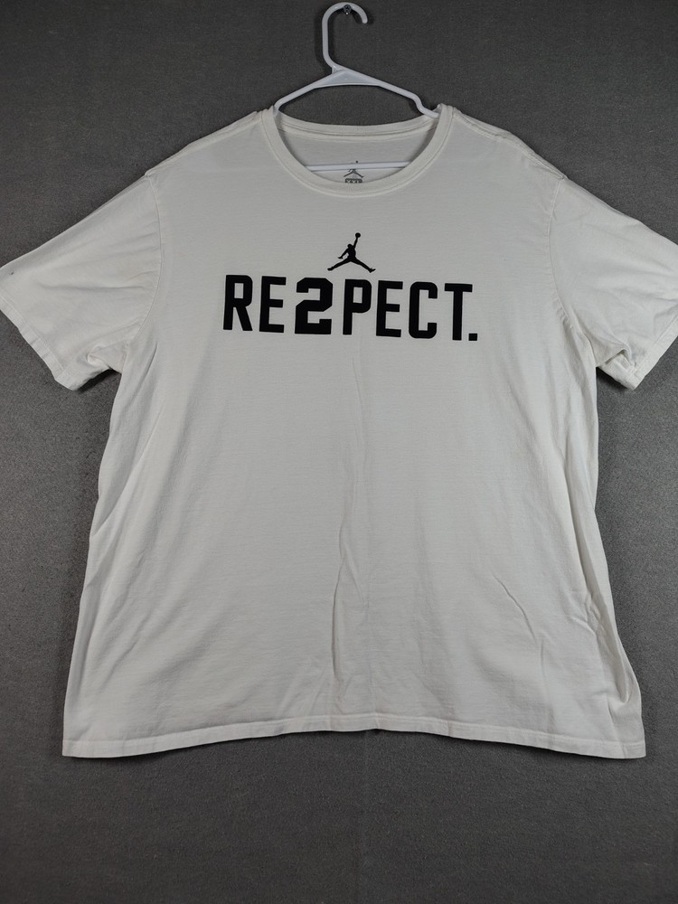 Jordan Mens 2XL Re2pect Derek Jeter New York Yankees The Captain Jumpman White