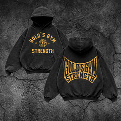 (Collection) Gold’s Gym Hoodie & T-shirt Heavy Cotton Bodybuilding For Men Top
