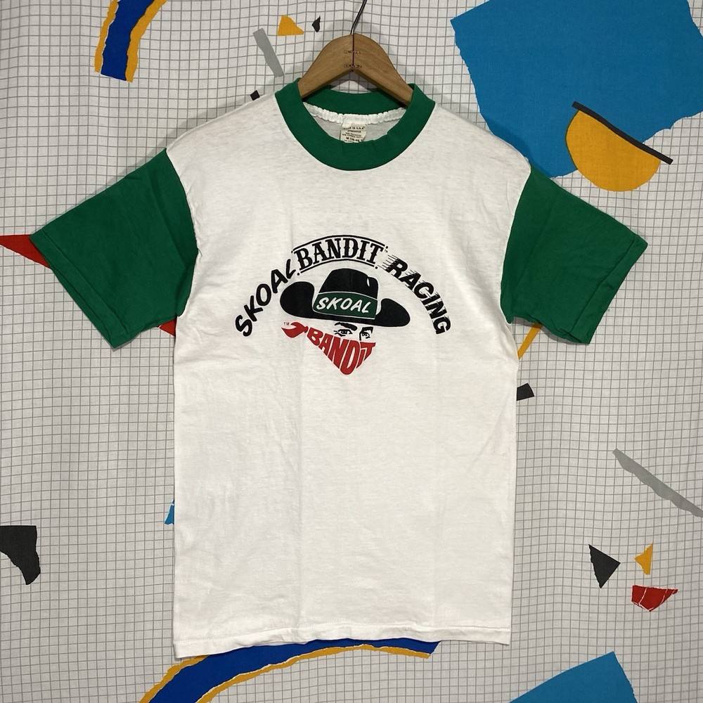 Vintage 70s 80s Skoal Bandit Tshirt Medium Racing Chew Tobacco Grunge Western US