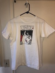 VTG 1980’s ROY LICHTENSTEIN I CANT BELIEVE IT FLYING FISH LA POPART T-SHIRT SZ M