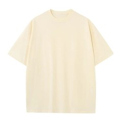 Men’s 230G Solid Color 100% Cotton Casual Sports Oversized Short Sleeve T-Shirt