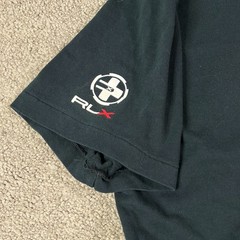 Ralph Lauren RLX Tennis Graphic T Shirt Championship Series Size Medium Black