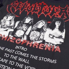Sepultura T-Shirt, Schizophrenia (1987). Thrash Metal, Death Metal, Groove Metal