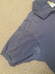 Vintage Walmart Polo Shirt Always #2081 Smiley Face Clearwater Florida