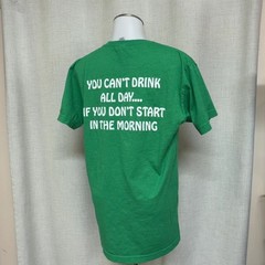 NEXT LEVEL Green Irish Drinking Team St Patricks Graphic T-Shirt top sz M Unisex