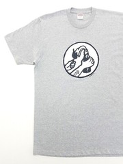 Supreme Molotov Tee Heather Grey Size L SS18 T-Shirt Rage Against The Machine