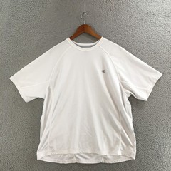 Champion Double Dry T-Shirt Mens XL Short Sleeve Pullover Crew Neck Casual White