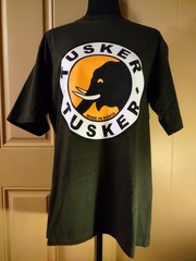 TUSKER BEER size L olive green T-Shirt NEW Kenyan Breweries Made In Kenya Africa