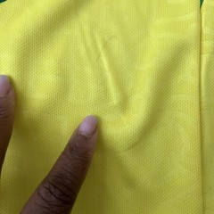 Brazil National Team Soccer Jersey Custom Back Creed 23 Mens Large