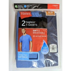 Hanes T- Shirts Size M 38-40″ 95-100cm Colored Tagless T-Shirts (6) 2 Packs