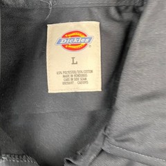 Men’s Dickies L Black Short Sleeve Work Shirt NWT New With Tags