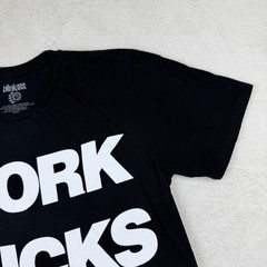 Blink-182 Work Sucks I Know Shirt Mens Medium Black Band Graphic Punk Rock Tee