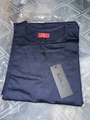 Killion Standard Issue Raw Cut Navy Blue Crew Neck Short Sleeve Tee Size S