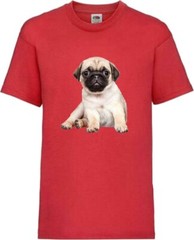 Pug Dog Pet Friend Family Novelty T Shirt Various Colours And Sizes
