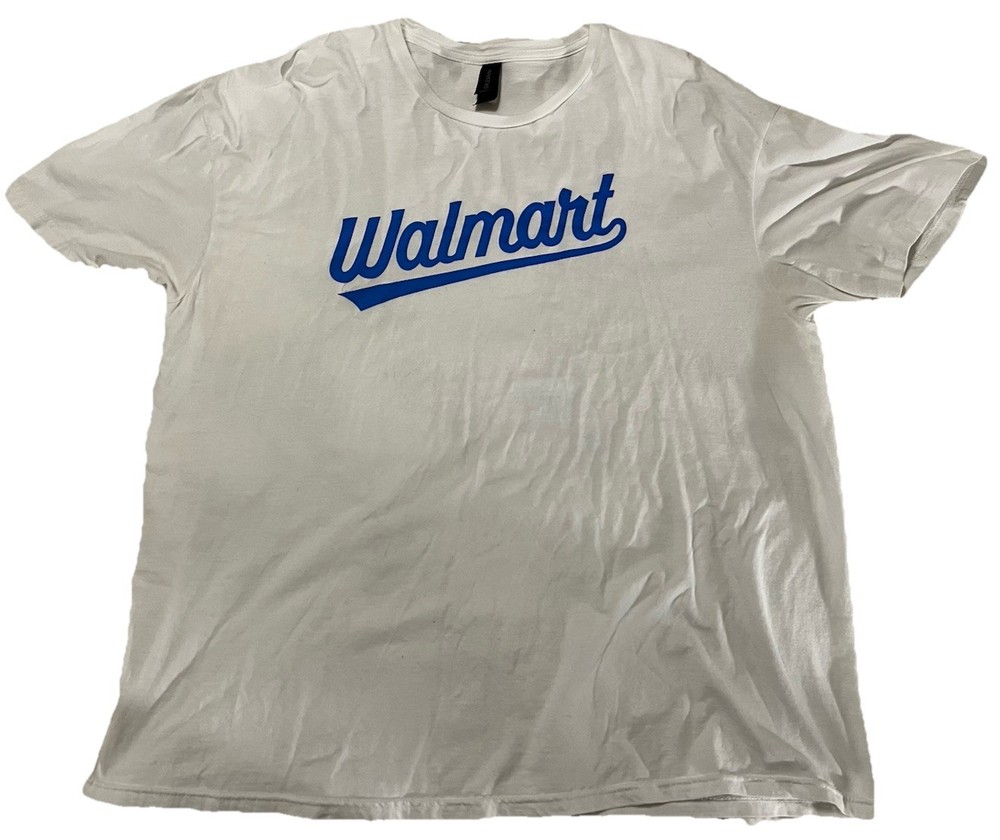 Gildan White Crew Neck T Shirt Walmart Graphic Unisex XL Cotton