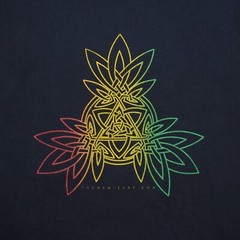 Sacred Leaf Marijuana is Medicine T Shirt Mens Medium Black Cotton Short Sleeve