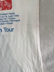 Rare COIN Uncanny Valley 2022 Concert Tour Short-Sleeve Tee White Large See Pics