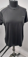 Adidas BLACK Tee Shirt Climate Control Size XL Short Sleeve