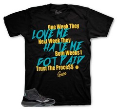 Shirt Match Jordan 11 Gamma Blue Shoes – Trust The Process Sneaker Tees