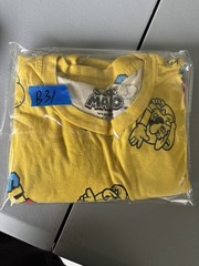 Nintendo Men’s Yellow Super Mario Mario Yoshi Graphic Crew Neck Tee Size L