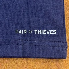 Pair of Thieves Mens Size Large Navy Blue Short Sleeve T-Shirt 2 Pieces New