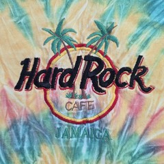 Vintage Hard Rock Cafe Jamaica Tee Large Tie Dye Power Pro Oneita Single Stitch