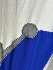 Nike Air Jordan T-Shirt Men XL Big Jumpman Embroidered Logo Blue White 37269-101