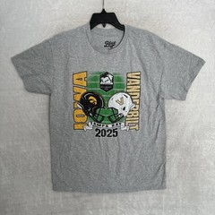 Blue 84 NCAA Mens T Shirt Gray IOWA VANDERBUILT Bowl Large Cotton Crew Neck
