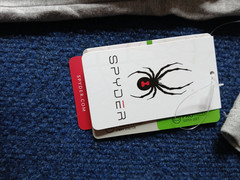 Spyder Men’s Heather Grey T shirt Red/White/Blue Flag Small NWT